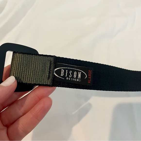 Bison Designs PHILMONT Hiking Belt 47" LARGE‎ Green Beige Boy Scouts of America - Picture 4 of 6